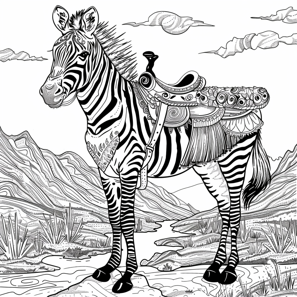 The Embroidered Zebra of Mountain Valley