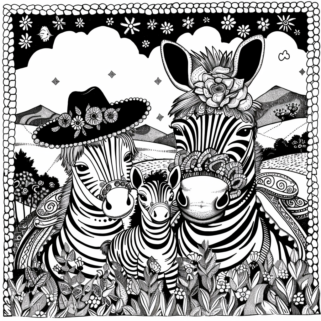 The Embroidered Zebra of Mountain Valley
