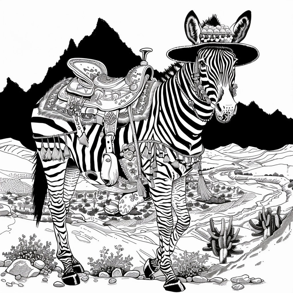 The Embroidered Zebra of Mountain Valley
