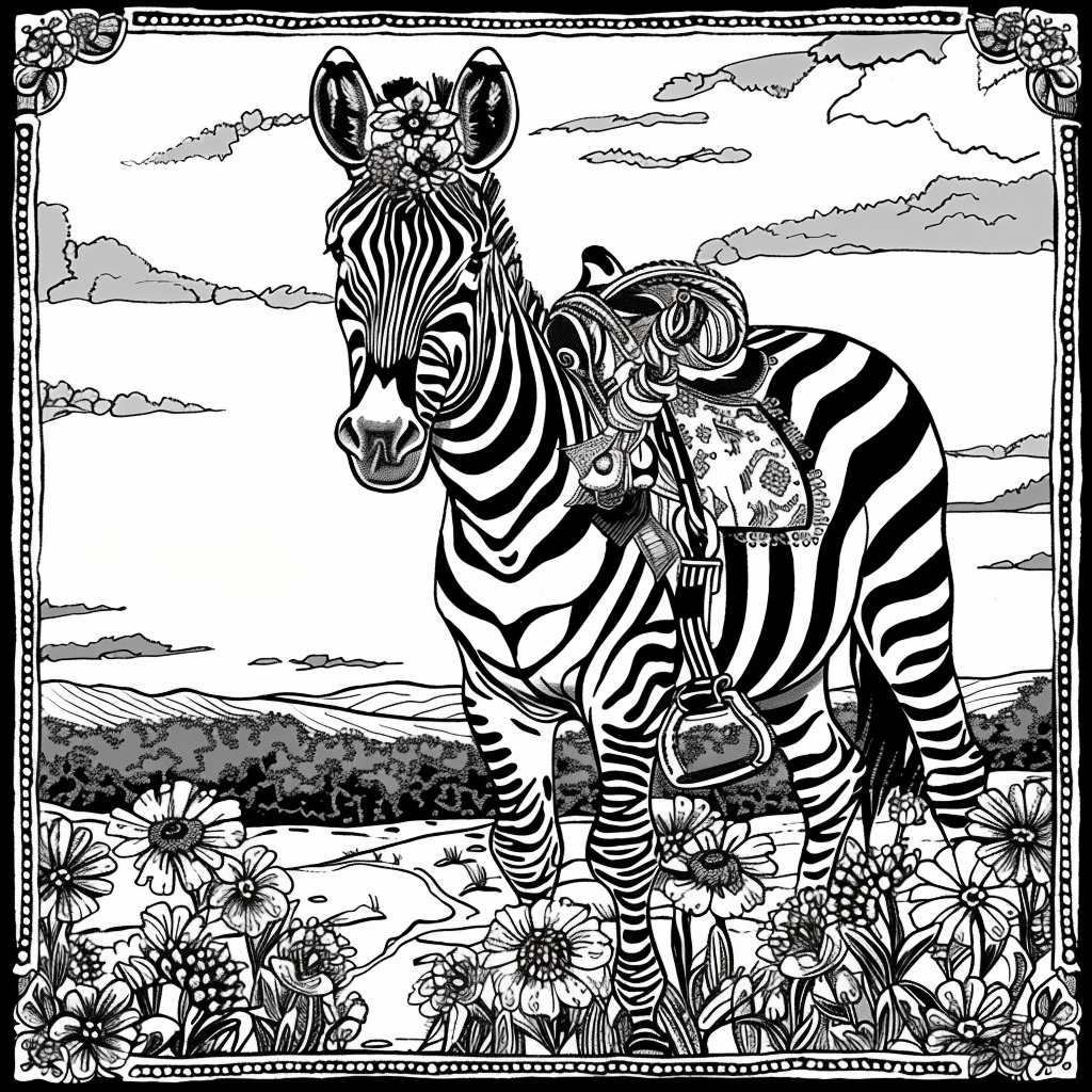 The Embroidered Zebra of Mountain Valley