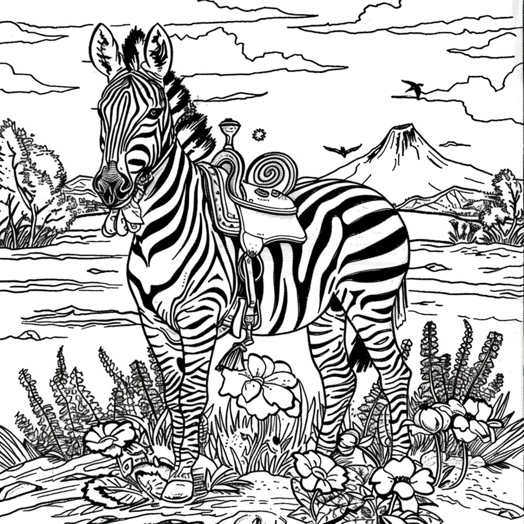 The Embroidered Zebra of Mountain Valley