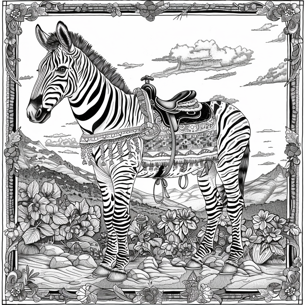The Embroidered Zebra of Mountain Valley