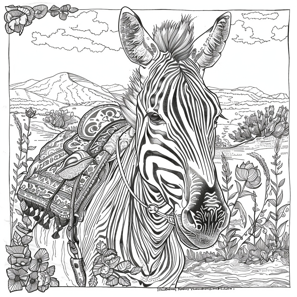 The Embroidered Zebra of Mountain Valley