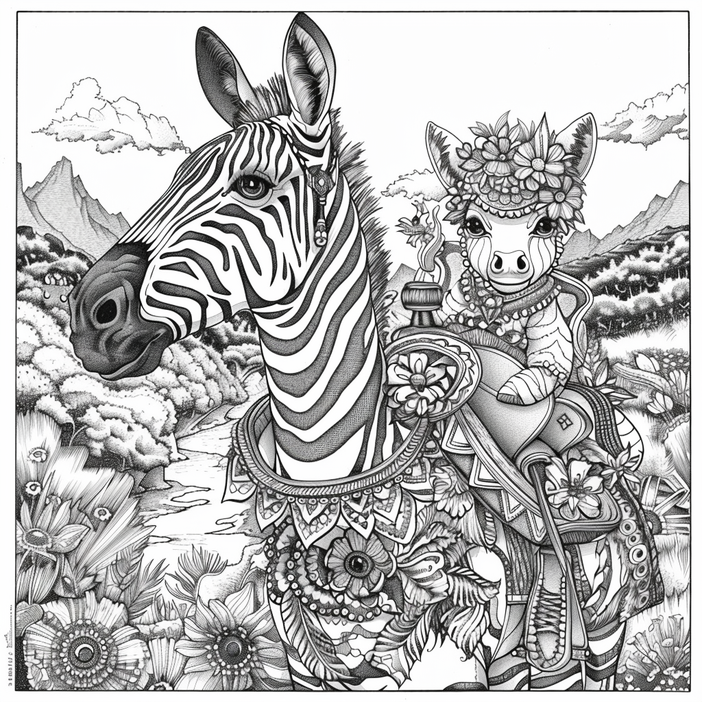The Embroidered Zebra of Mountain Valley