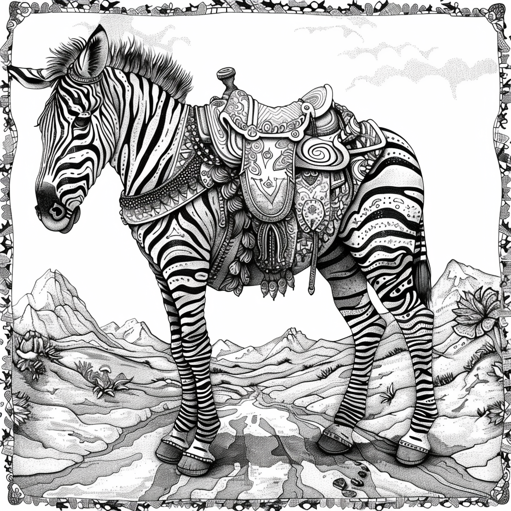 The Embroidered Zebra of Mountain Valley