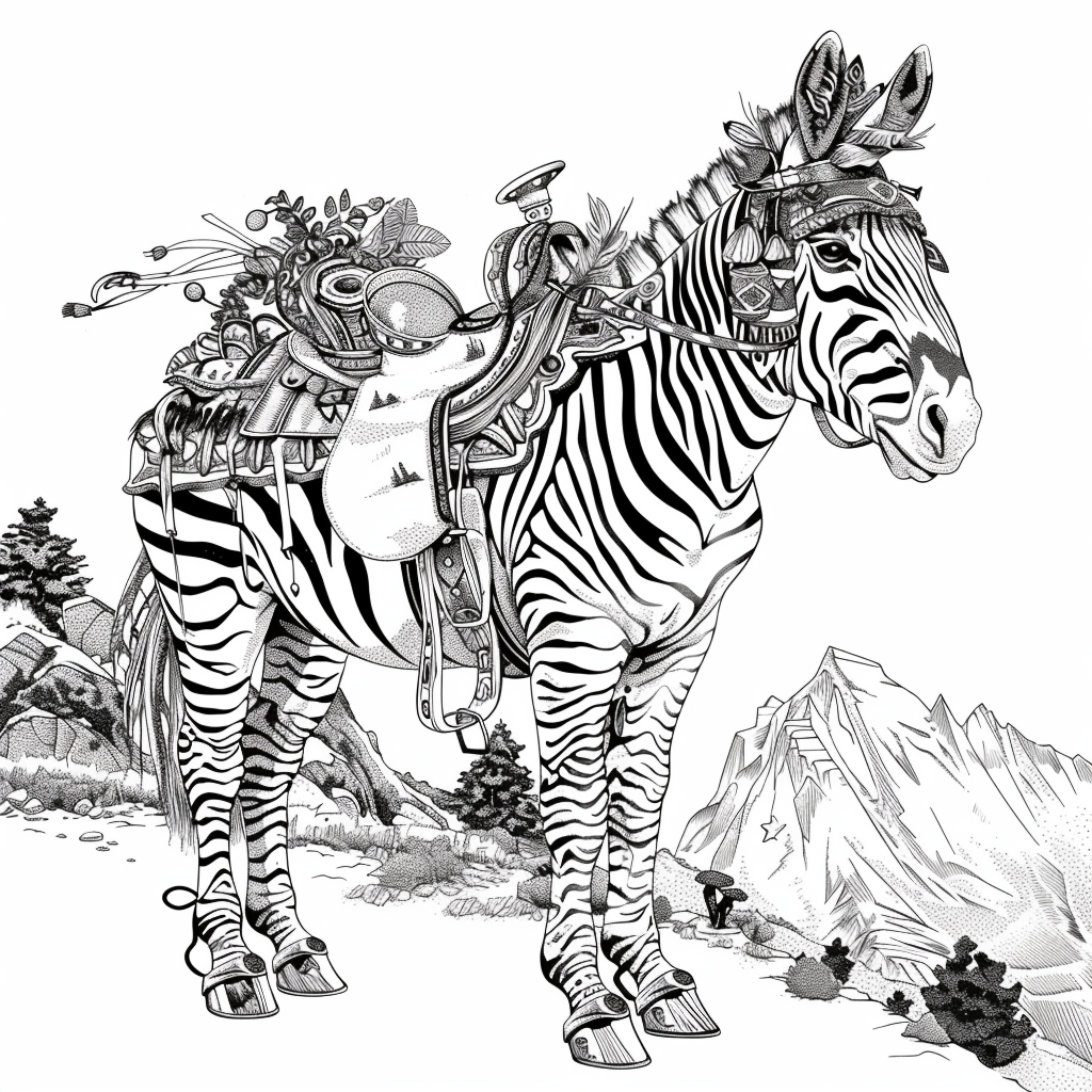 The Embroidered Zebra of Mountain Valley