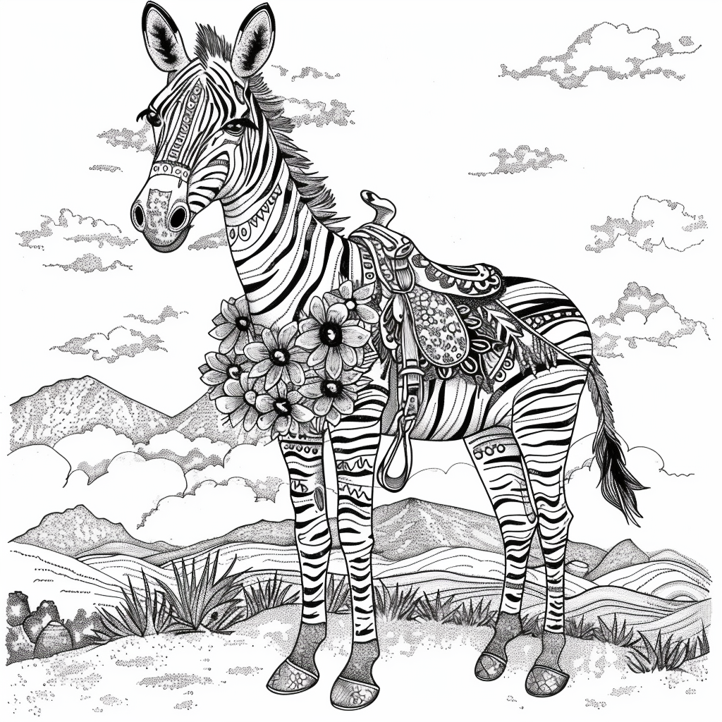 The Embroidered Zebra of Mountain Valley