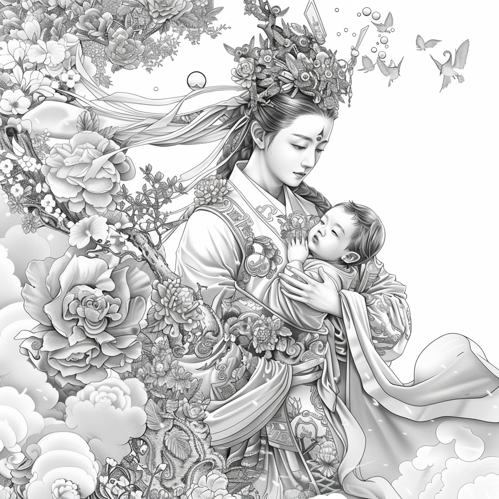 Moonlit Sanctuary – The Mother’s Embrace