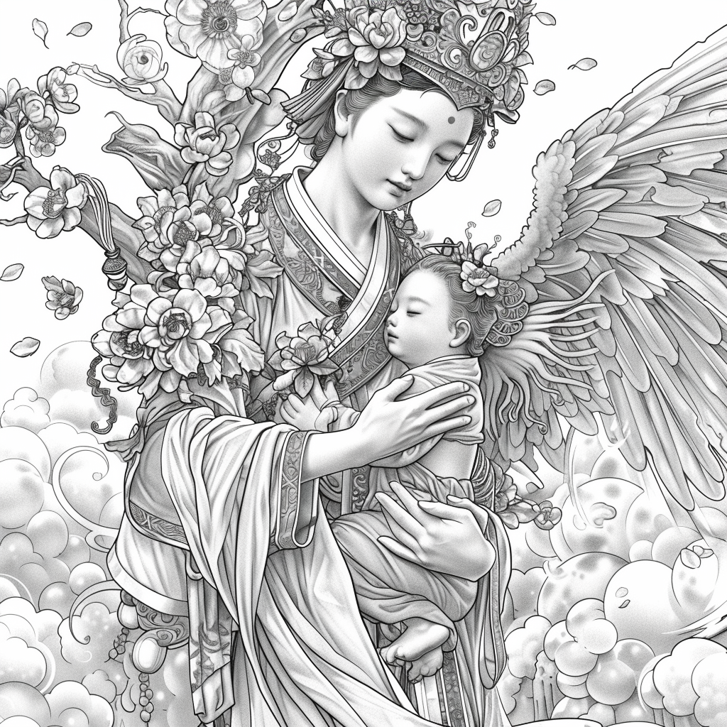 Moonlit Sanctuary – The Mother’s Embrace