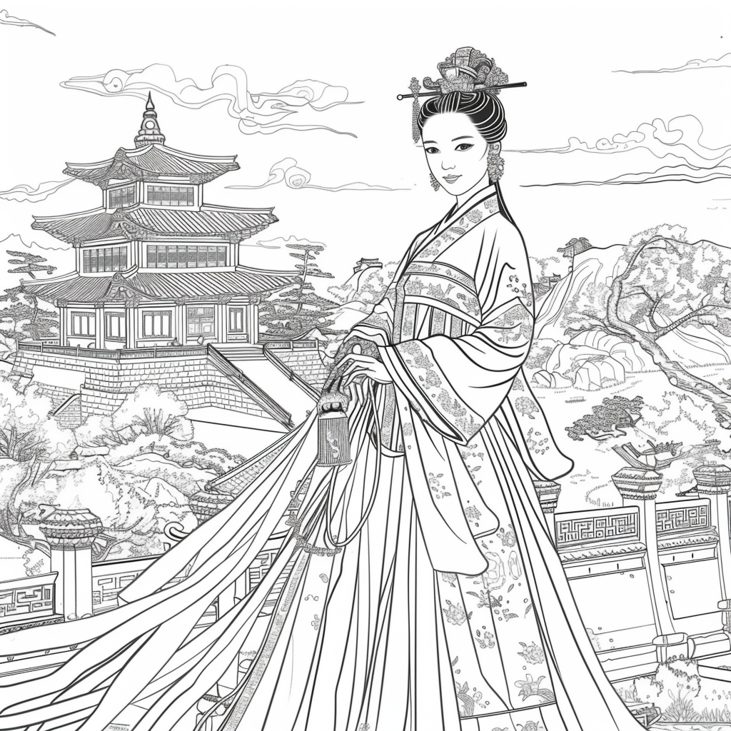 Majesty in Hanbok