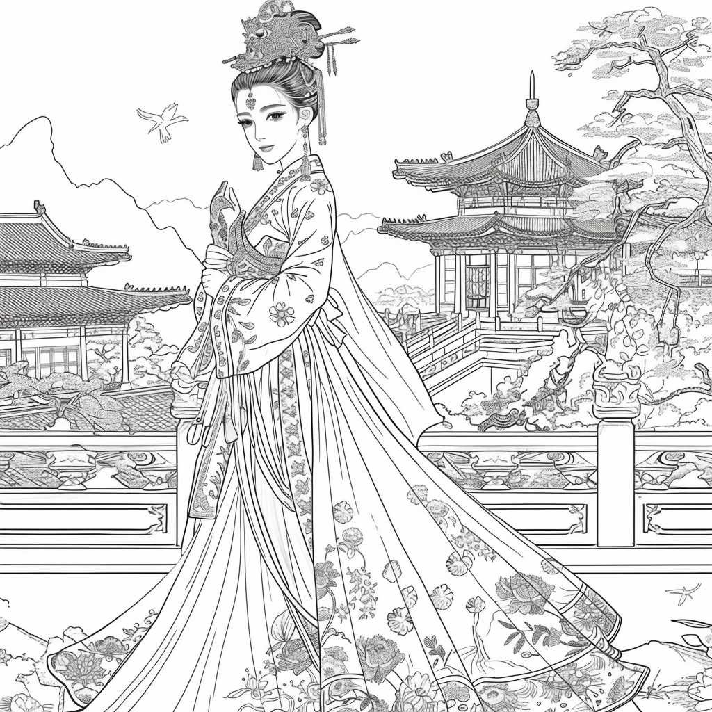 Majesty in Hanbok
