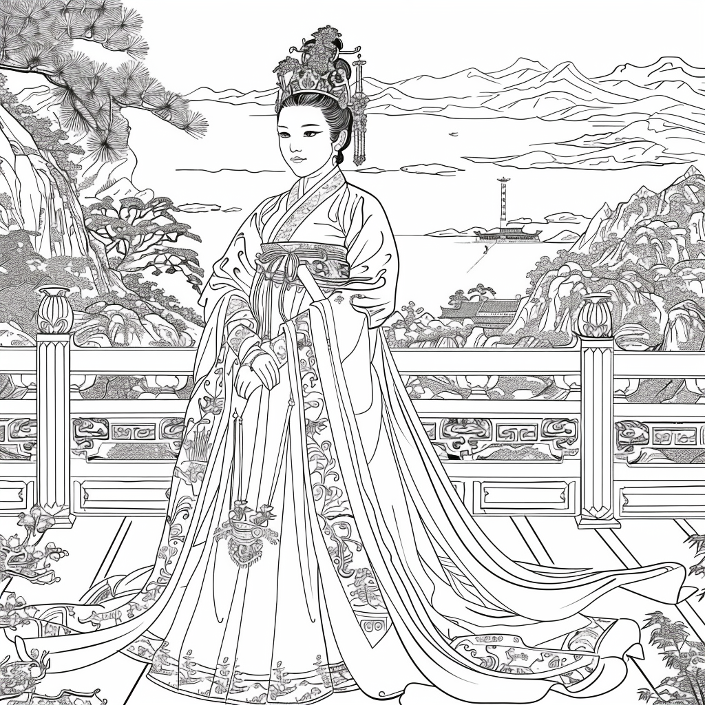 Majesty in Hanbok