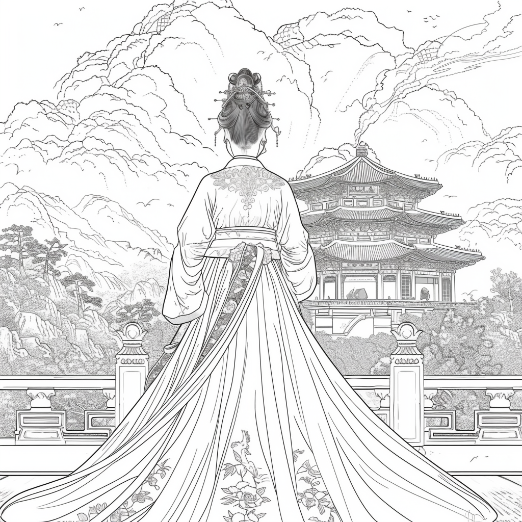 Majesty in Hanbok