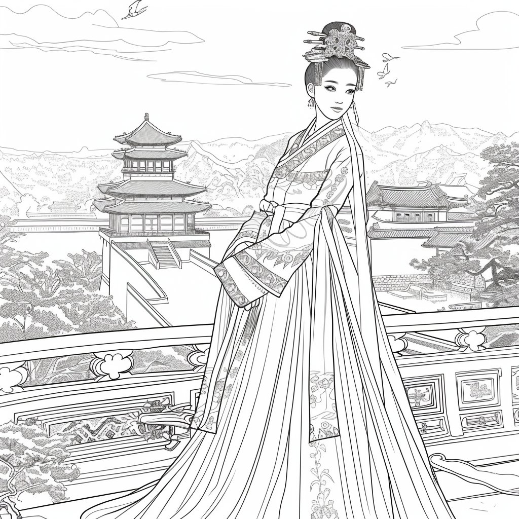 Majesty in Hanbok