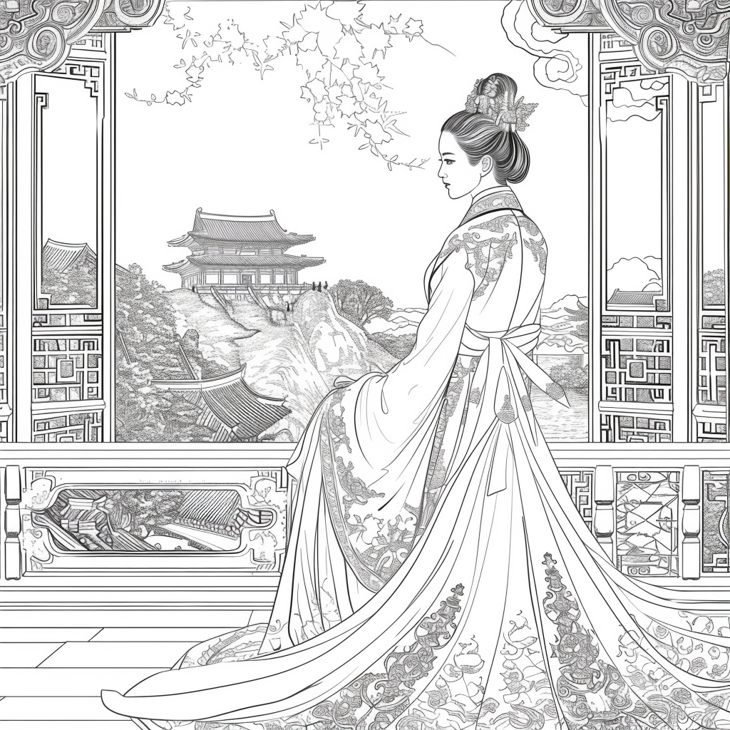 Majesty in Hanbok