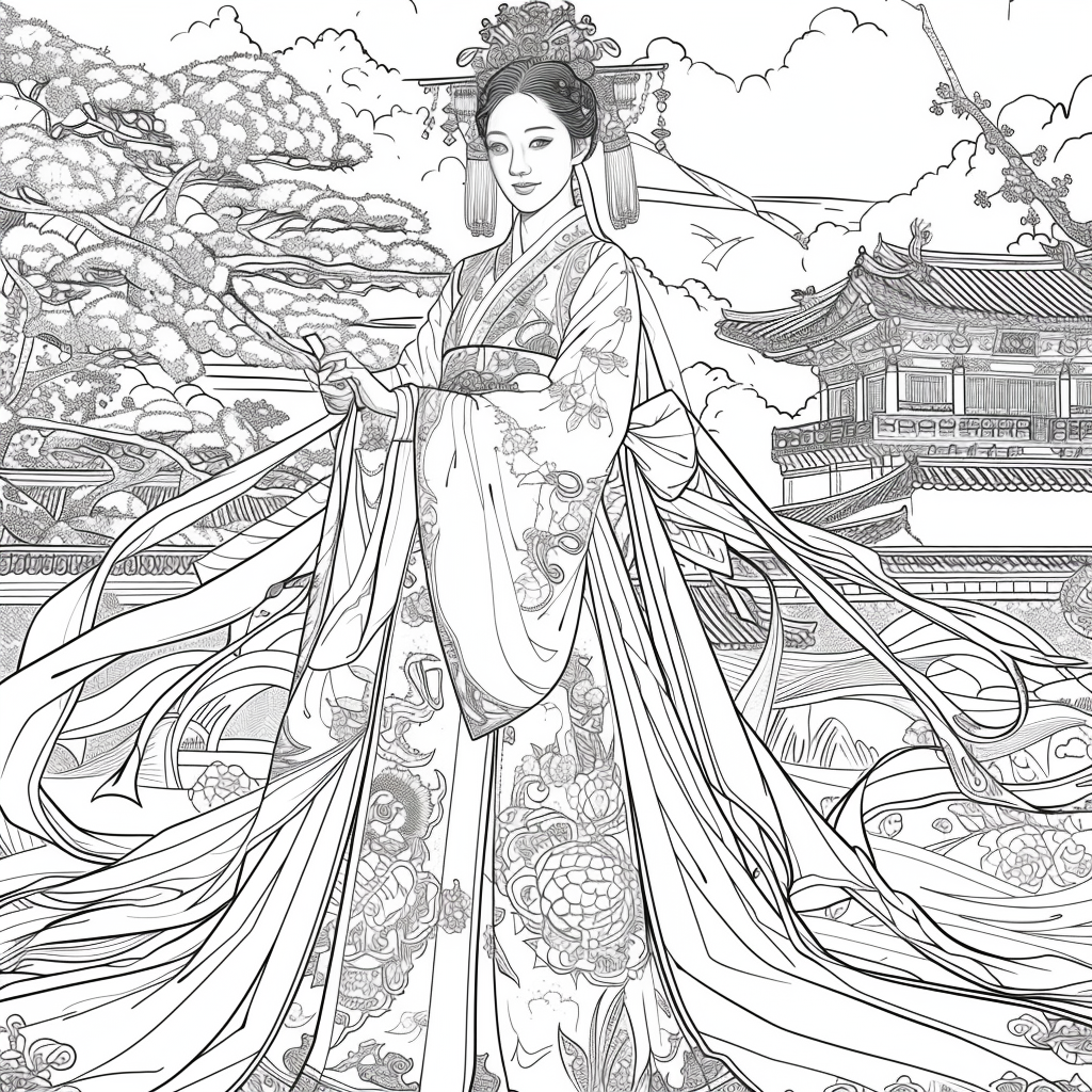 Majesty in Hanbok