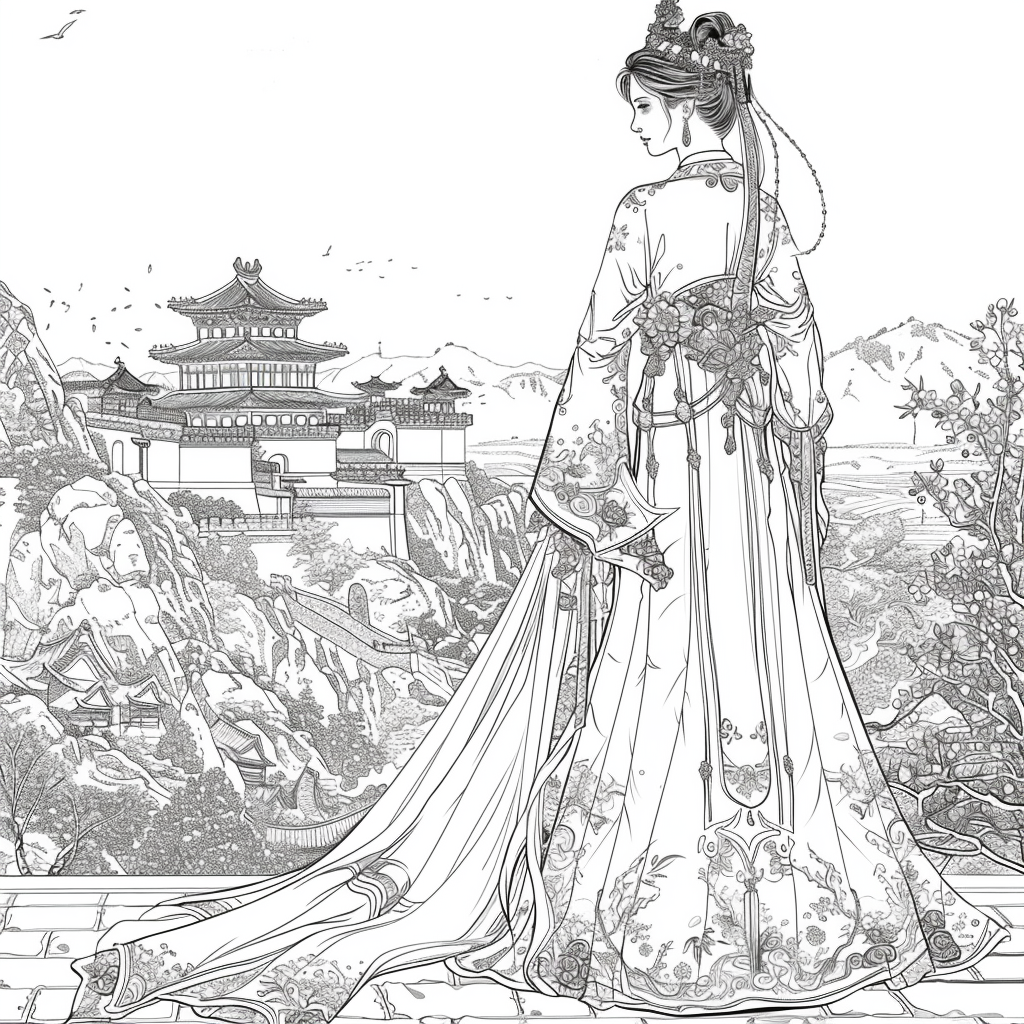 Majesty in Hanbok