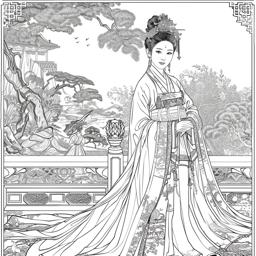 Majesty in Hanbok