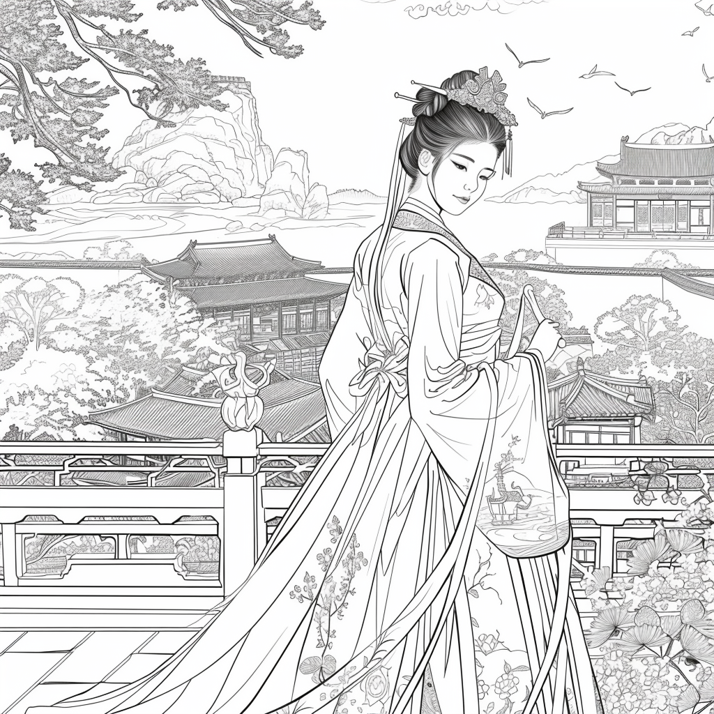 Majesty in Hanbok