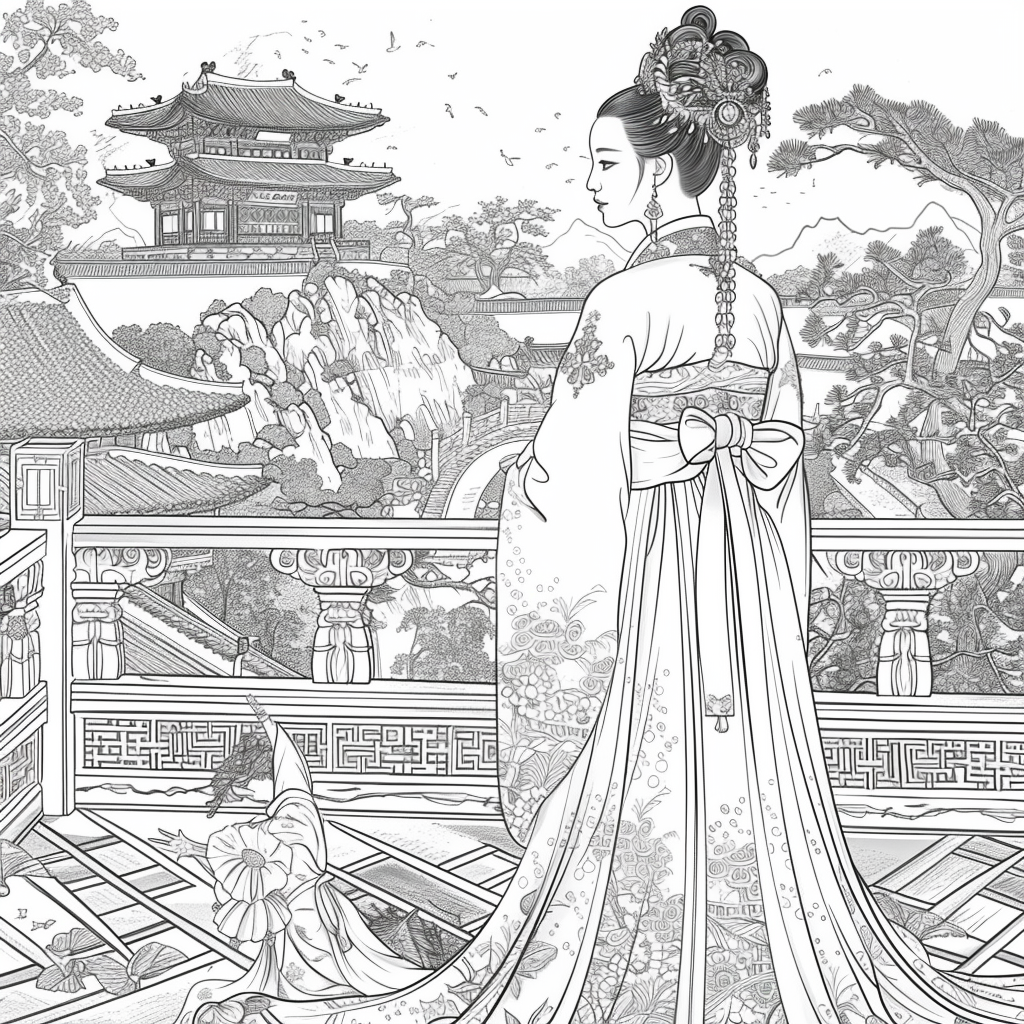 Majesty in Hanbok