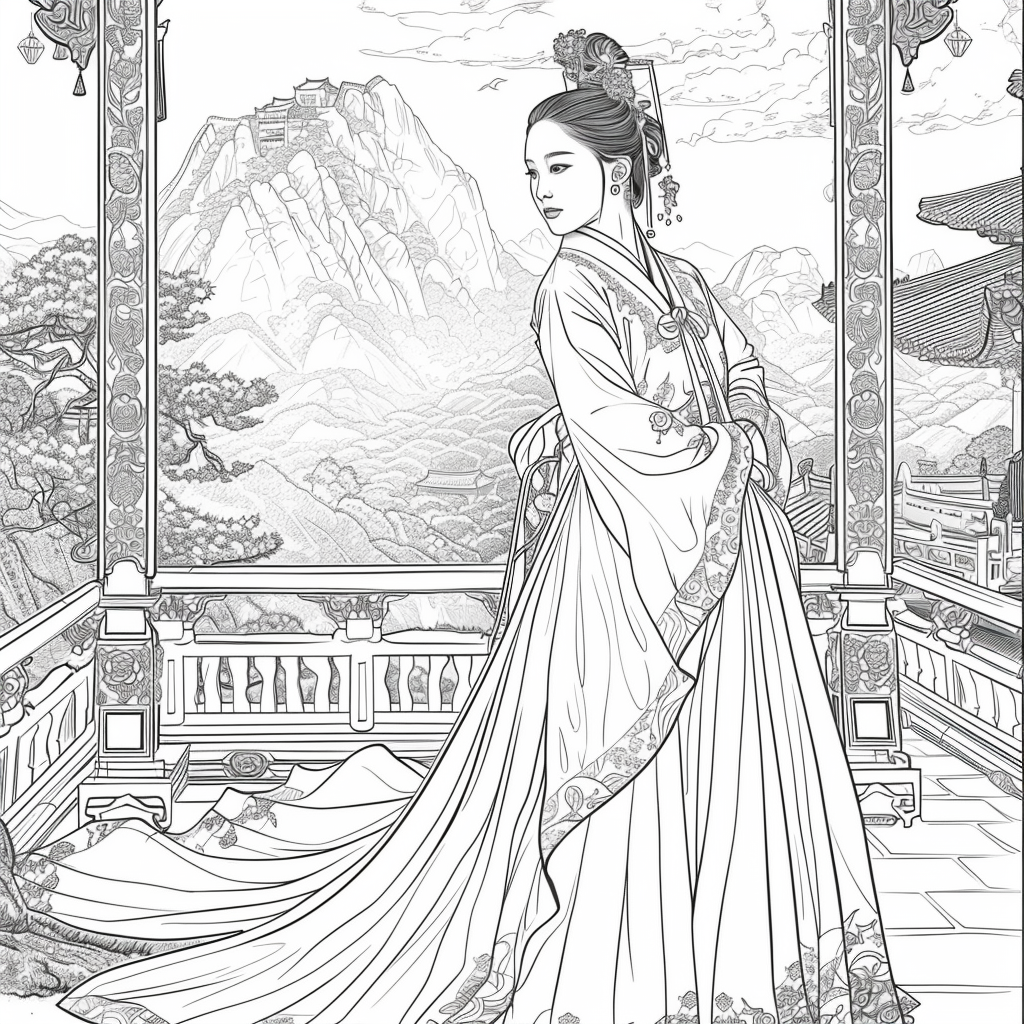 Majesty in Hanbok