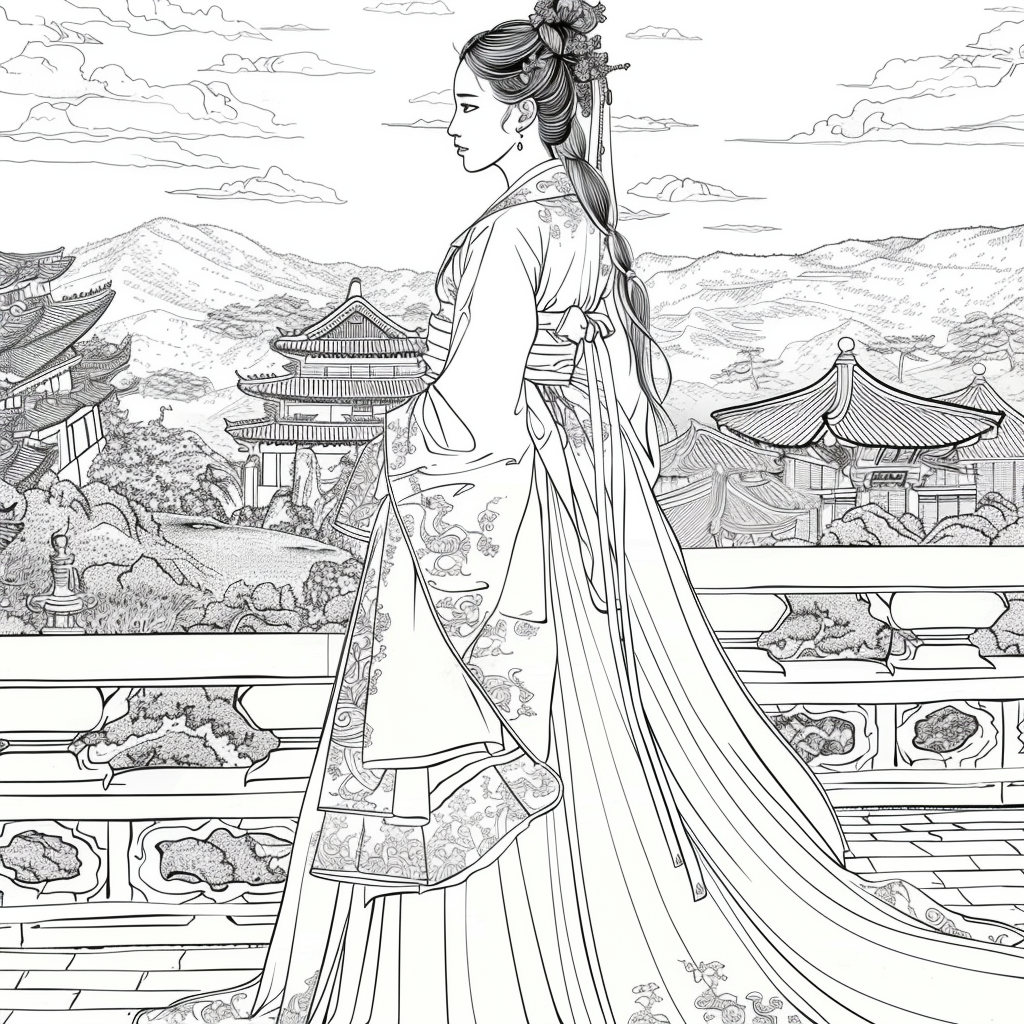 Majesty in Hanbok