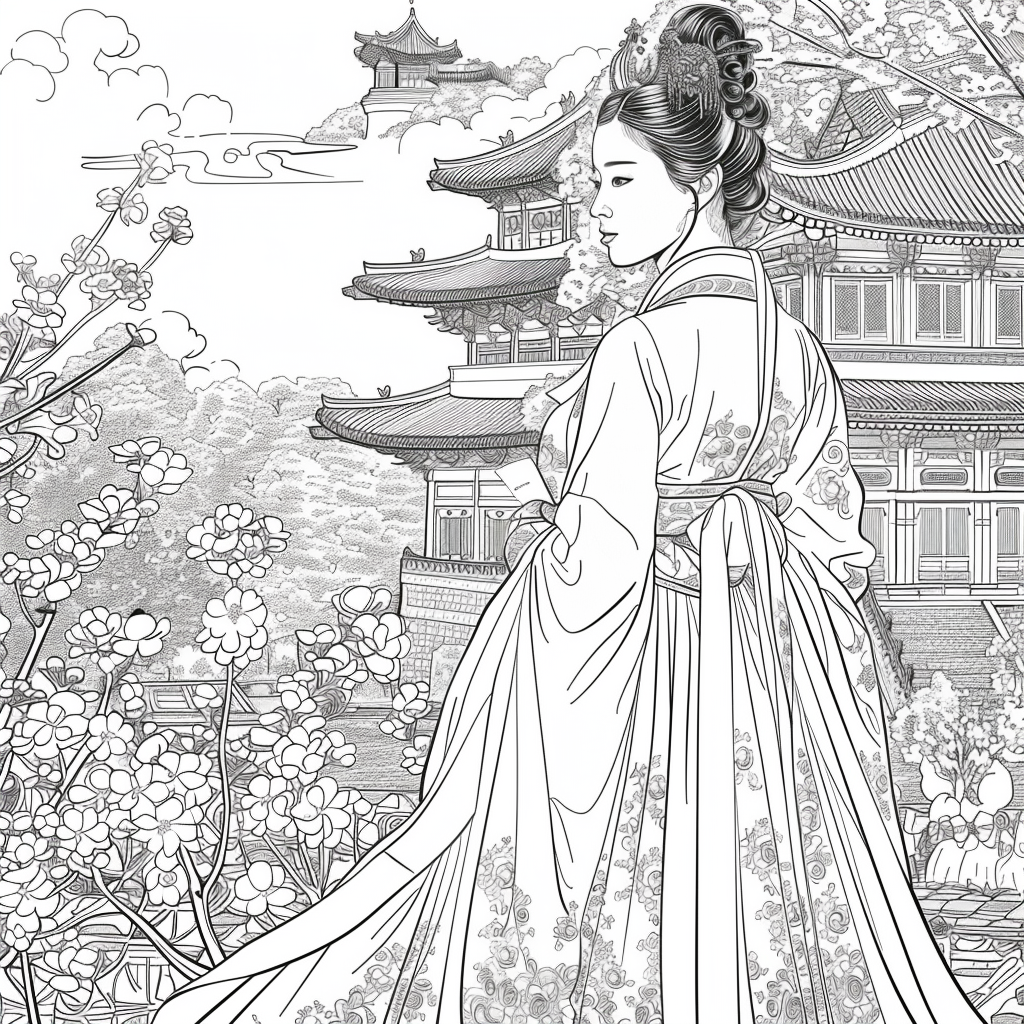 Majesty in Hanbok