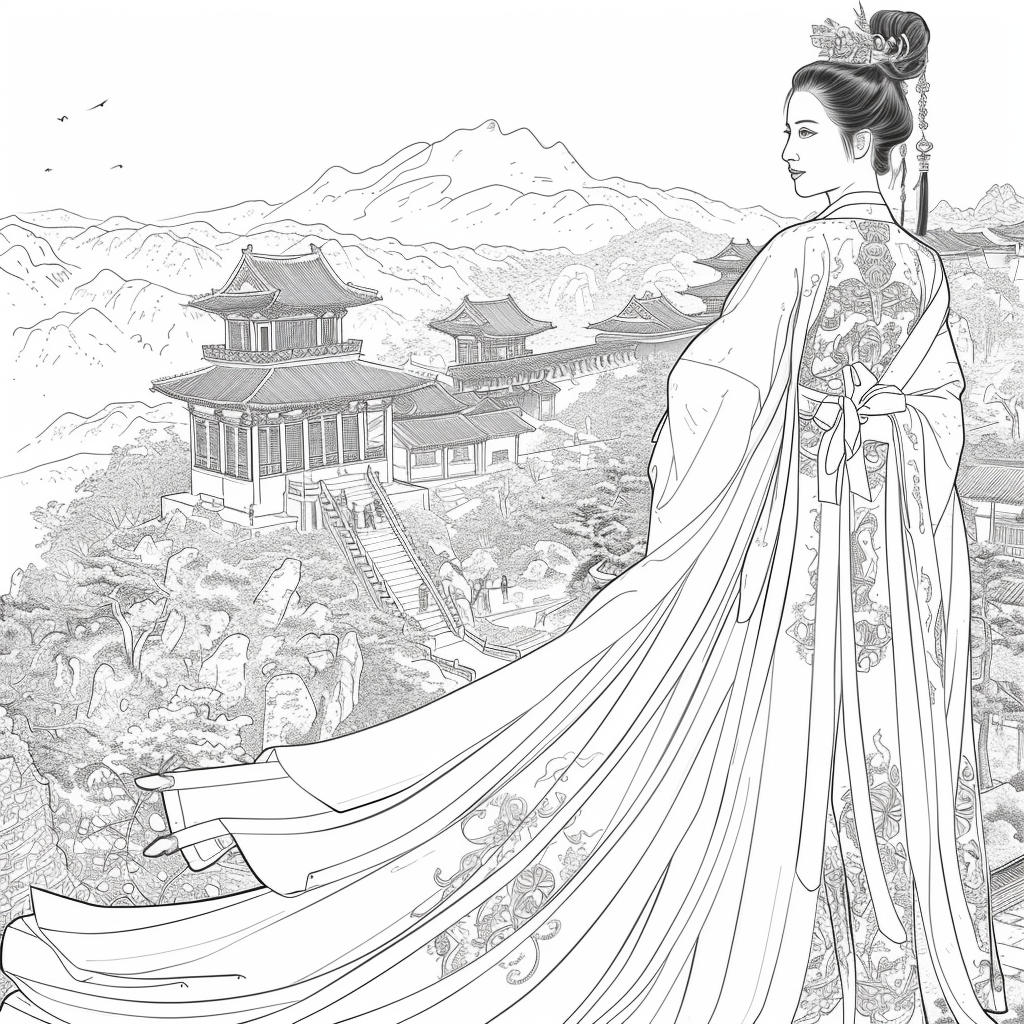 Majesty in Hanbok