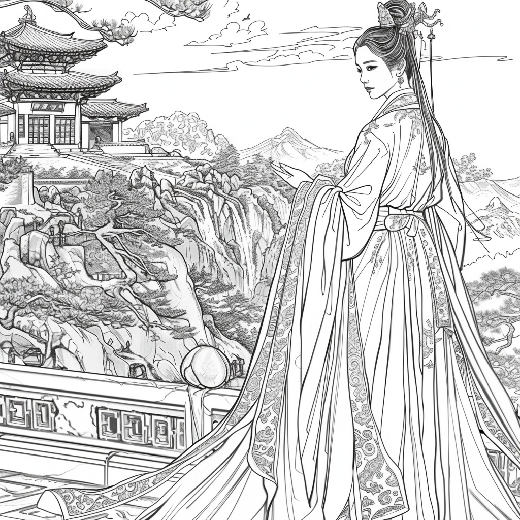 Majesty in Hanbok