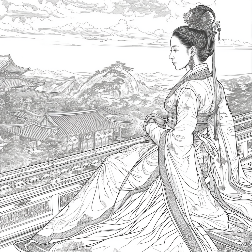 Majesty in Hanbok