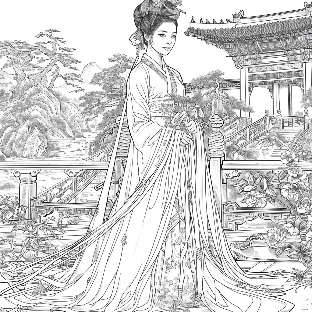 Majesty in Hanbok