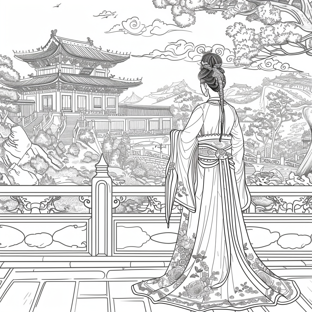 Majesty in Hanbok