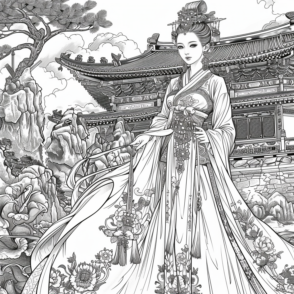 Majesty in Hanbok