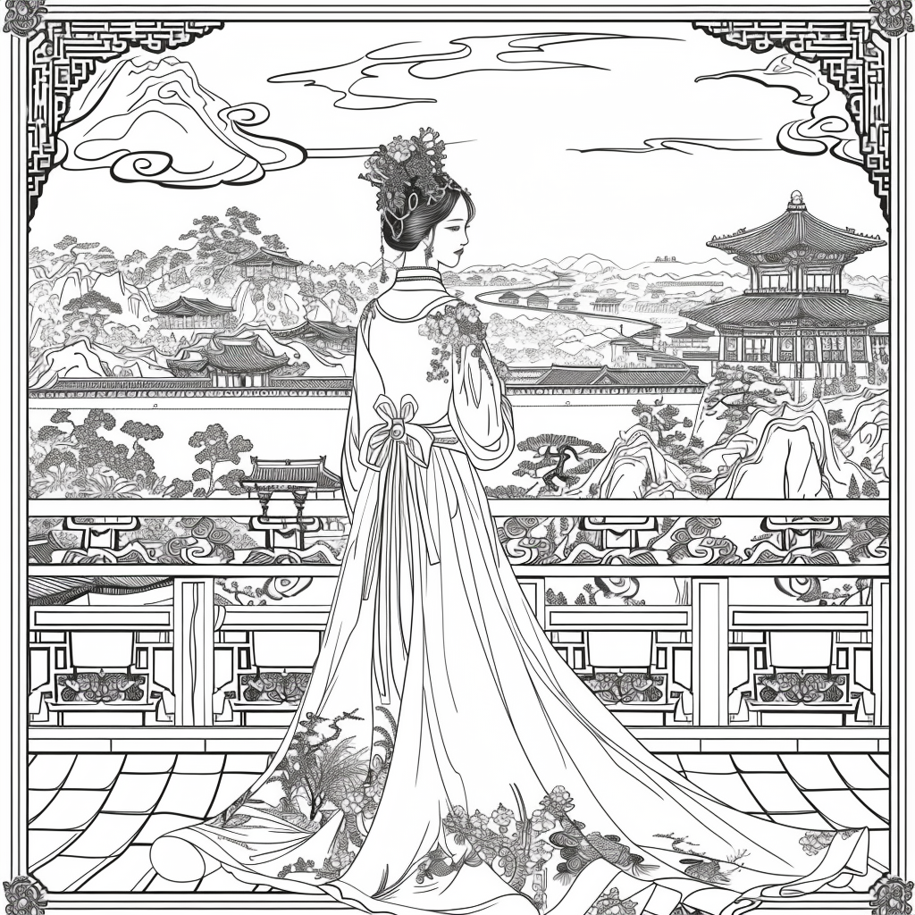 Majesty in Hanbok