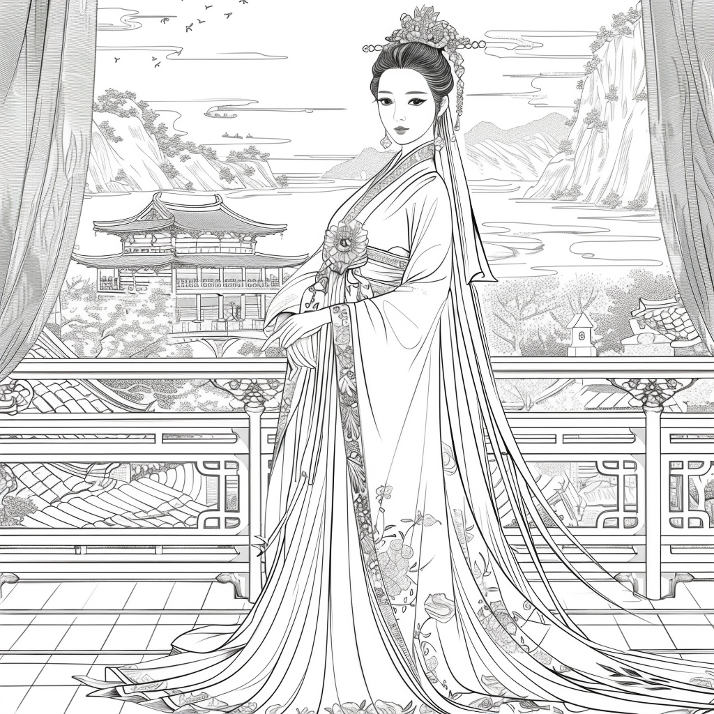 Majesty in Hanbok