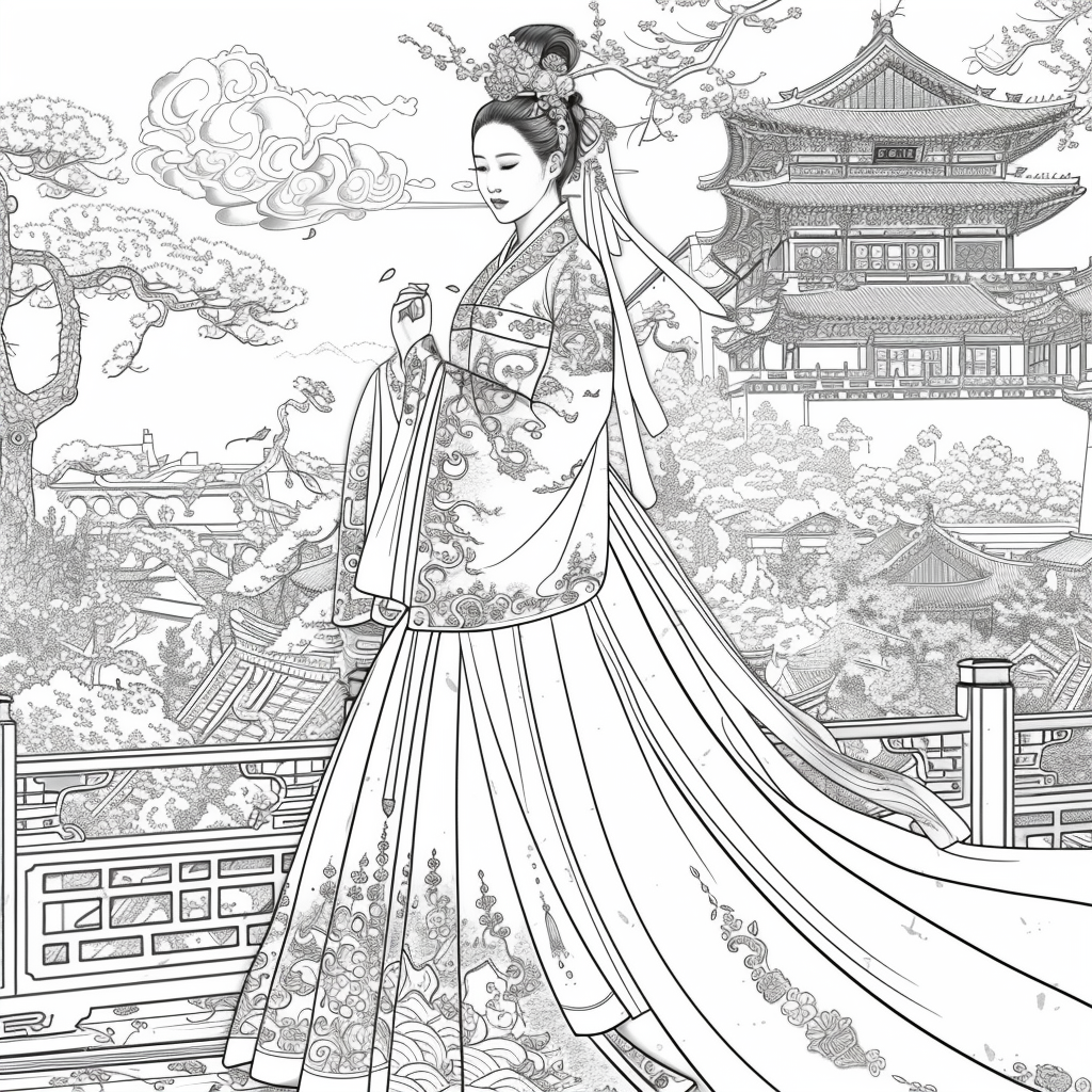 Majesty in Hanbok