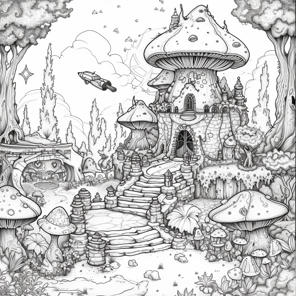 Starlight Hollow – A Whimsical Midnight Village