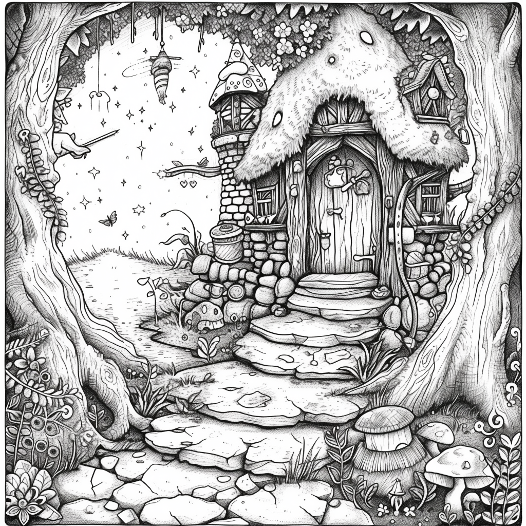 Starlight Hollow – A Whimsical Midnight Village