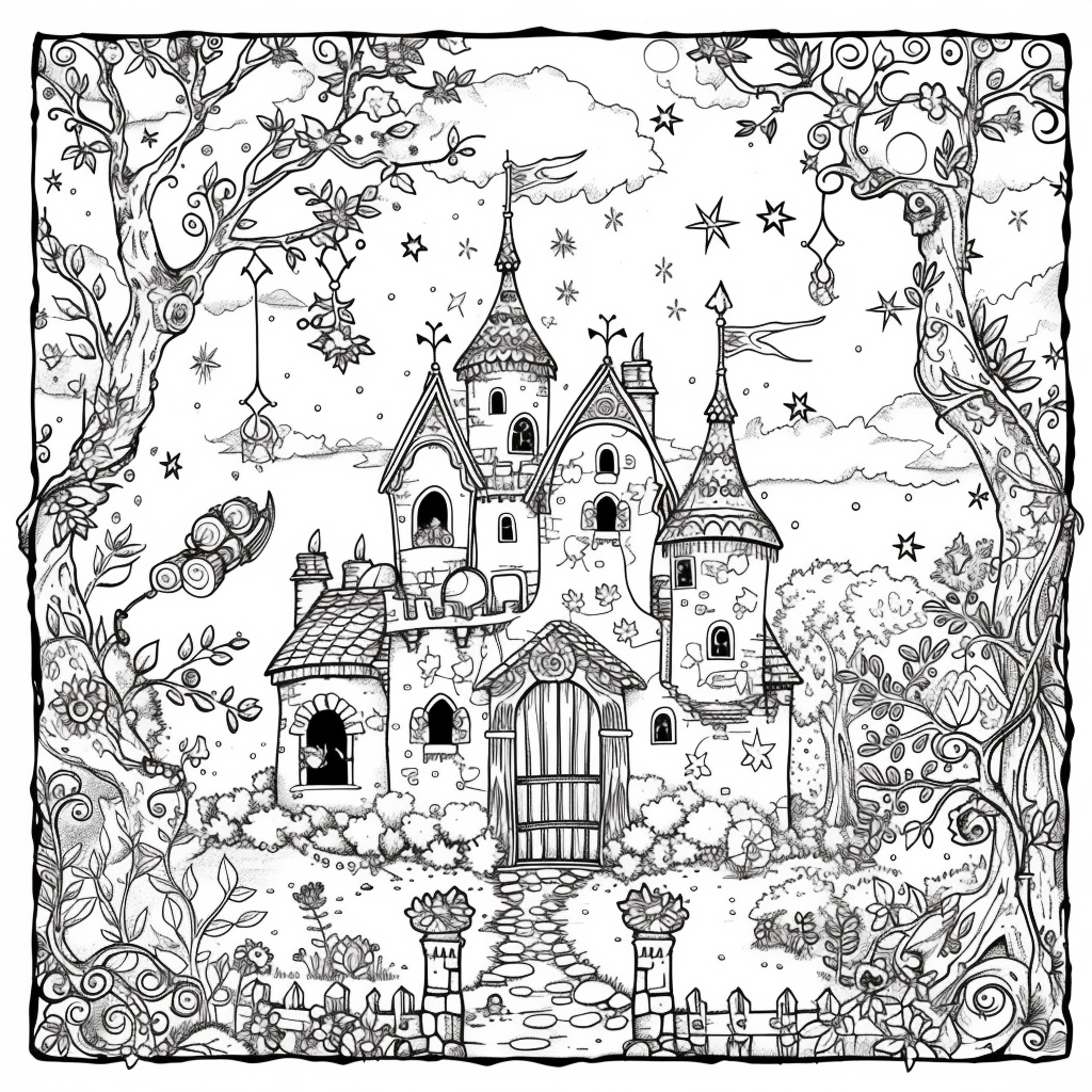 Starlight Hollow – A Whimsical Midnight Village