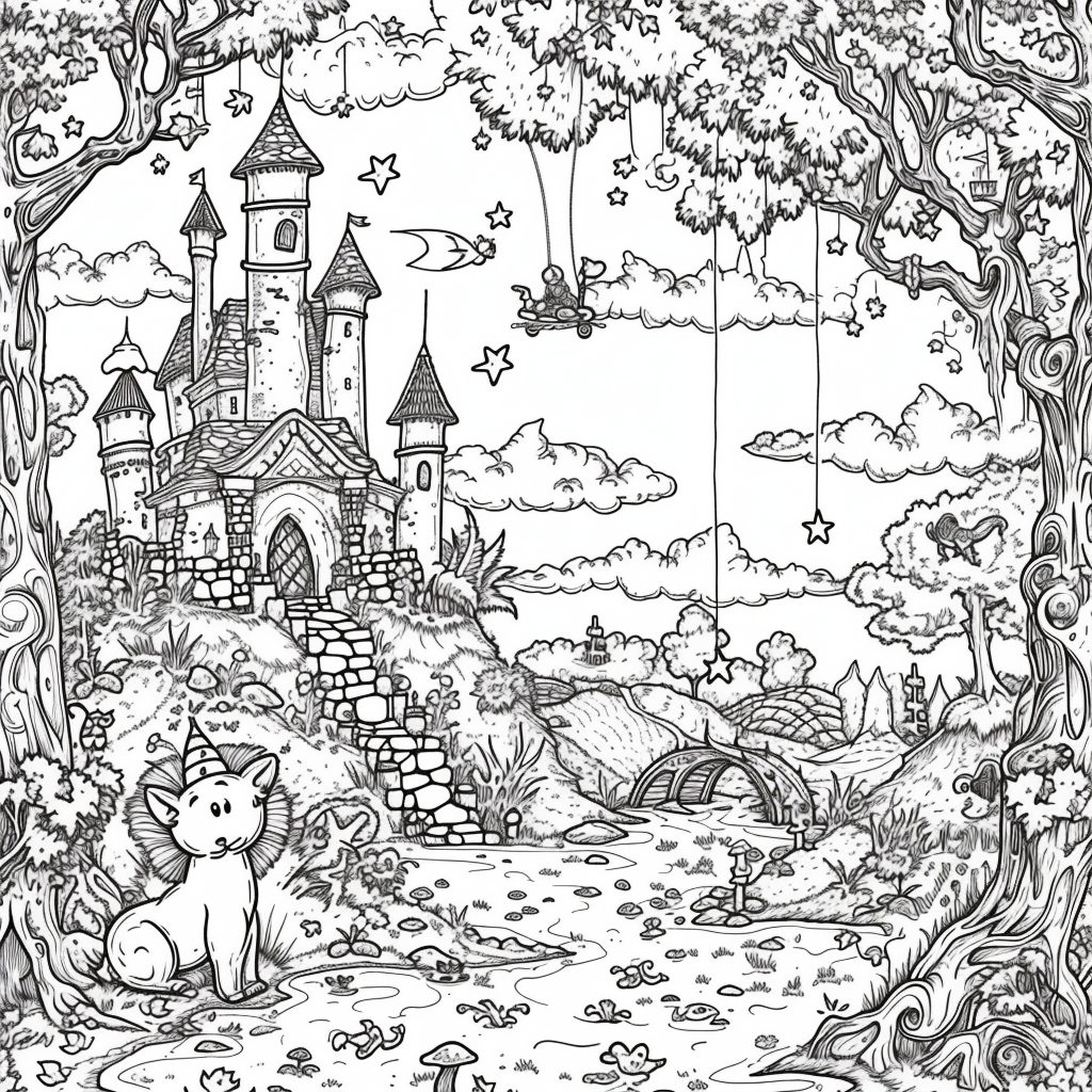 Starlight Hollow – A Whimsical Midnight Village