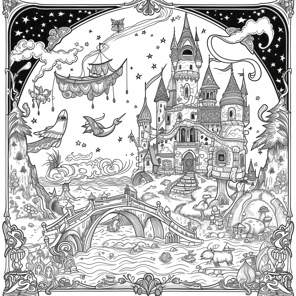 Whimsical Fairy Village – Enchanted Treehouse Homes in a Magical Land