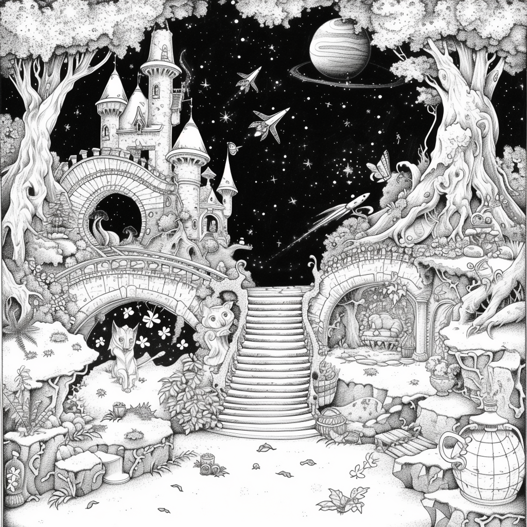 Starlight Hollow – A Whimsical Midnight Village