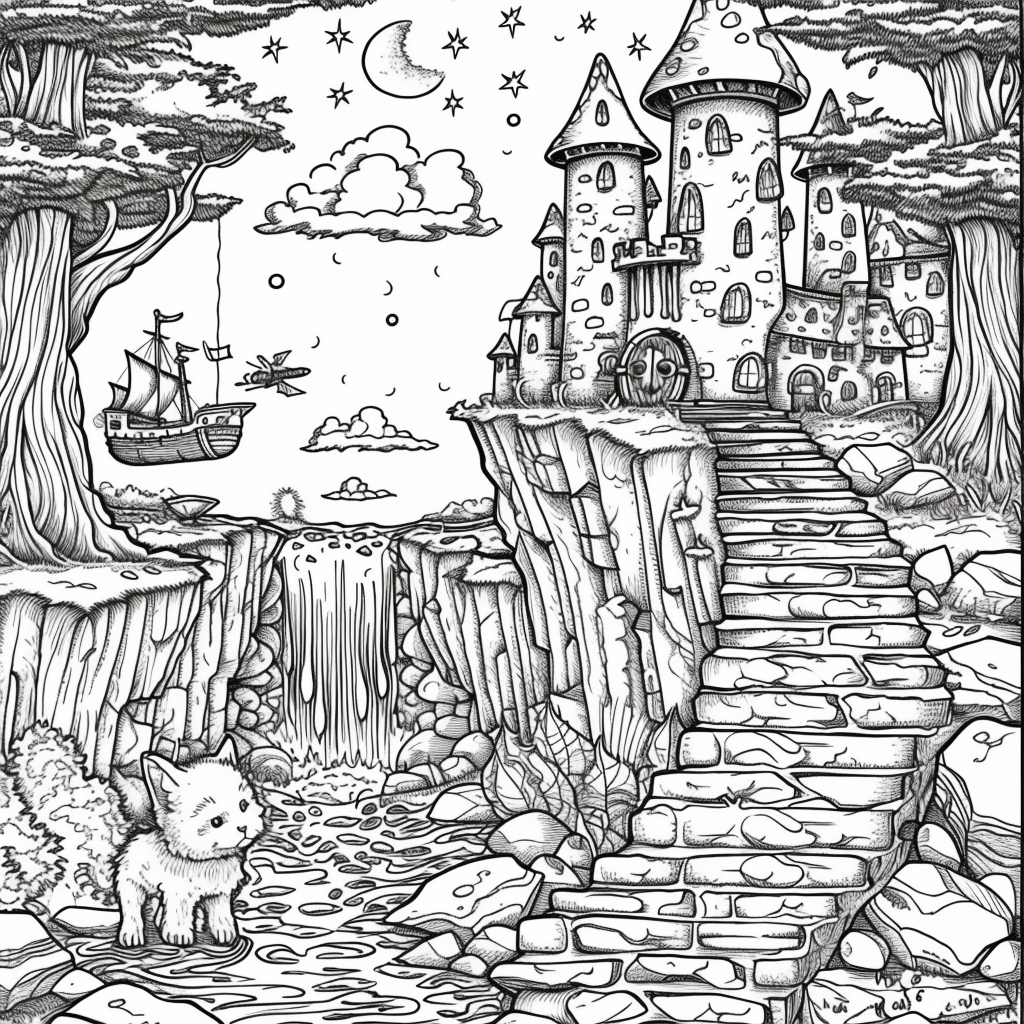 Starlight Hollow – A Whimsical Midnight Village