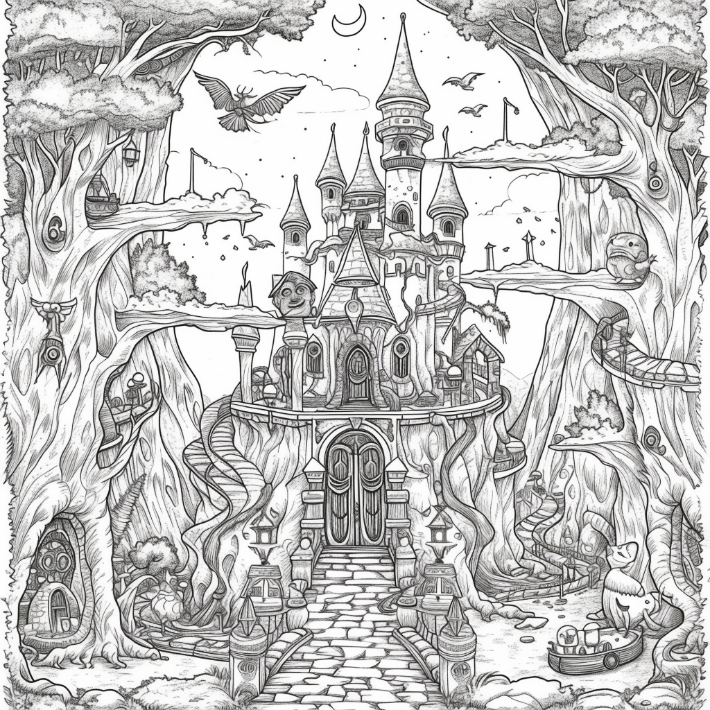 Starlight Hollow – A Whimsical Midnight Village