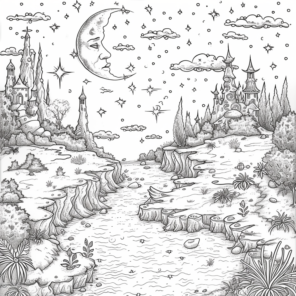 Starlight Hollow – A Whimsical Midnight Village