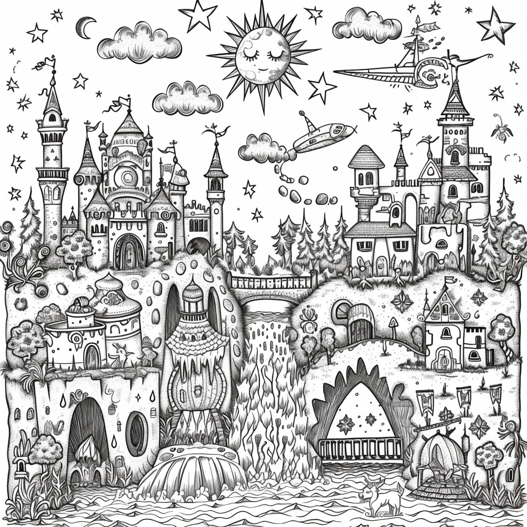 Starlight Hollow – A Whimsical Midnight Village
