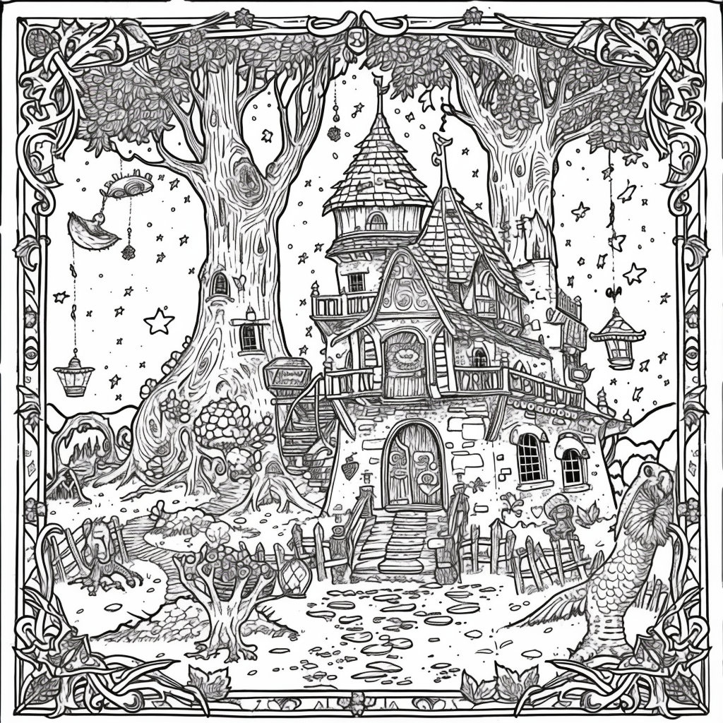Starlight Hollow – A Whimsical Midnight Village