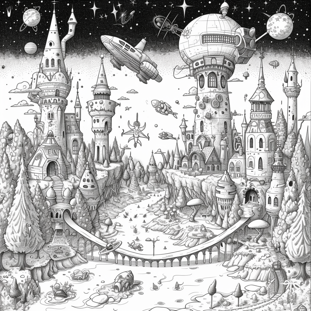 Starlight Hollow – A Whimsical Midnight Village
