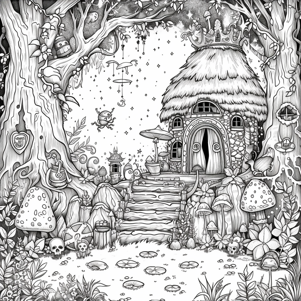 Starlight Hollow – A Whimsical Midnight Village
