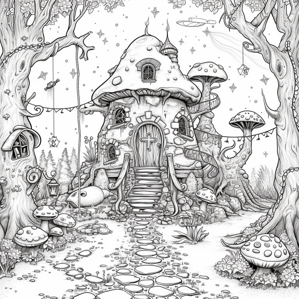 Starlight Hollow – A Whimsical Midnight Village